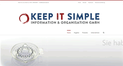 Desktop Screenshot of keepitsimple.de