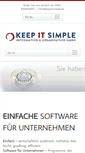 Mobile Screenshot of keepitsimple.de